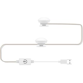 Resim Dofolink Led Makyaj Aynası Işık Kaynağı - 3 Renk Tonu, Usb Dokunmatik Kontrol, Sürekli Parlaklık Regülasyonu, 2 Ampul 
