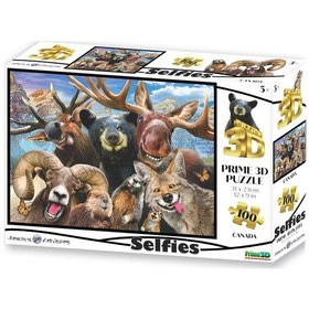 Resim Prime 3d - Kanada Selfie 100 Parça Puzzle 10779 