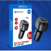 Resim asua Acl Araç Çakmaklık Şarj Aleti 36w Pd Type-c Ve Usb Çıkışlı Hızlı Şarj Qc 3.0 6a 