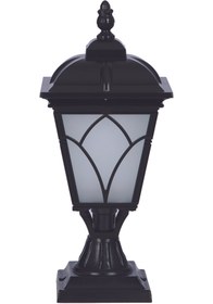 Resim Şanlı VİLLA OTEL SİTE SARKIT TAVAN ARMATÜRÜ SİYAH RENK BAHÇE APLİK BOY 50CM 