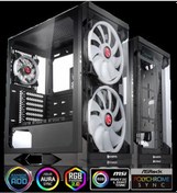 Resim Raijintek Silenos Pro 3 Adet Adreslenebilir Argb Led Fanlı. Çift Raijintek