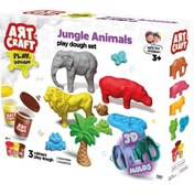 Resim feifei 03997 Art Craft Orman Hayvanları Hamur Set 168 Gr -Fentoys 