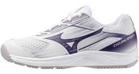 Resim Mizuno Cyclone Speed 5 Kadın Voleybol Ayakkabısı Beyaz / Lacivert 