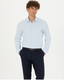 Resim Pierre Cardin Erkek Açık Mavi Desenli Gömlek 50275511-vr003 Açık Mavi 