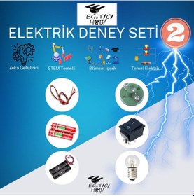 Resim Kutulu, Elektrik Deney Seti - 2 Eğitici Hobi Bilim Seti 