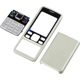 Resim Nokia 6300 Uyumlu Ön + Arka Kapak + Tuş Takımı Set 