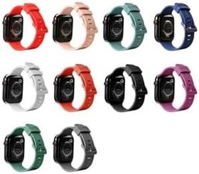 Resim PSR aksesuar Kırmızı KRD-23 Zore Kordon-Kırmızı Watch 38mm ile uyumlu 