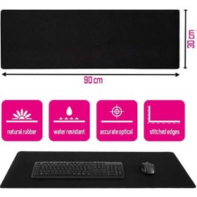 Resim Gaming Oyuncu Mouse Pad 90X30Cm - Büyük Boy Kaymaz Taban Mousepad 