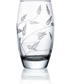 Resim Decocia Pudgy Büyük Boy Su ve Meşrubat Bardağı Sürgün Desenli 500 CC 6 Adet 