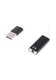 Resim Mikrofonlu Kulaklık Usb Çevirici Usb Ses Kartı 7.1 Tek Girişli Usb Ses Kartı 