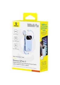 Resim Baseus Enerfill Fc31 10000 Mah 45w Powerbank - Mavi Rrc9bsu0026 Renkli 