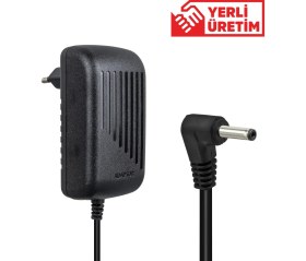 Resim Weko 12 Volt - 3 Amper 3.5*1.35 Uçlu Vera Yazar Kasa Pos Yerli Üretim Priz Tipi Plastik Kasa Adaptör 