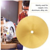 Resim Wezone 80mm Hızlı Çelik Altın Kaplama Testere Bladesi - 6mm İç Çaplı, Metal Ve Plastik İşleme Uygun 