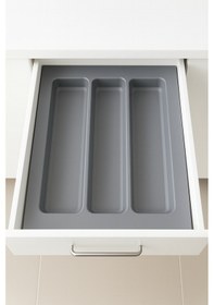 Resim 37/49 Cm 2'li Takım Cekmece Içi Kasıklık Ve Kepçelik Grı 30/40 Cm Kadar Kesılebılır 