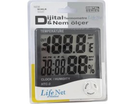 Resim Lummed Life Net - Termometre Isı ve Nem Ölçer Htc-2 