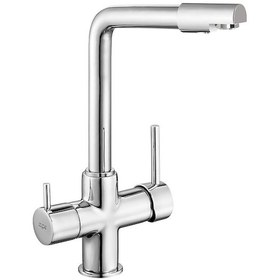 Resim Eca Dual Flow 102118361 Çift Akışlı Arıtmalı Mutfak Bataryası Krom 