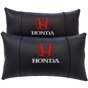 Resim İtibar Honda Siyah Deri 2'li Set Oto Koltuk Boyun Yastığı Araba A 