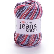 Resim Yarnart Jeans Crazy Ebruli El Örgü Ipi Ebruli-7208 