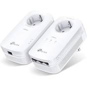 Resim NZM TİCARET Tl-Pa8033P Kit, Av1300 3-Port Gigabit Priz Soketli Powerline Adaptör Başlangıç Kiti 