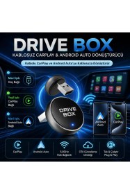 Resim Drivebox 2026 Versiyon Bluetooth 5.4 Kablosuz Carplay Adaptörü Diğer 