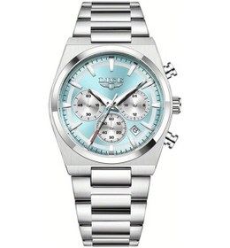 Resim Fochsia Lıge Erkek Spor Kolej Saati Gümüş Yeşil Kadran Gece Işığı Tarih Paslanmaz Çelik Diğer 