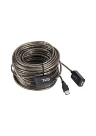 Resim Alfais 5228 Aktif USB Dişi Erkek Uzatma Kablosu 20 M 