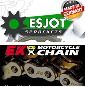 Resim Yamaha Mt125 Abs 15-20 Ek Zincir & Esjot Dişli Seti 
