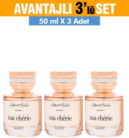 Resim ALBERTO TACCİNİ MİLANO 3'Lü Set Alberto Taccini Ma Chérie Kadın Parfüm 50 ml 