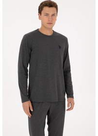 Resim U.s. Polo Assn. Erkek Antrasit Melanj Pijama Takım 50318602-vr081 Antrasit Melanj 