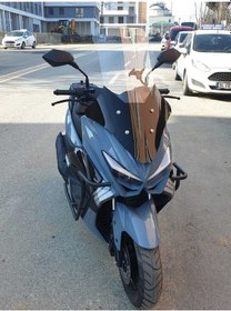 Resim Motocam Küba Chia 125 Ön Cam 2023-2026 Model 78cm Şeffaf Renkli 4mm Uzun 