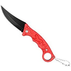 Resim Savex Aslan Desenli Cep Çakısı Kırmızı (3836) 