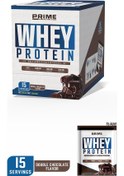Resim Prime Nutrition Whey Protein Sachet 15 Saşe X 33 Gram Double Chocolate - Whey Protein Tekli 