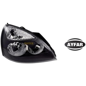 Resim AYFAR FAR SİNYAL SAĞ CLIO 2-SYMBOL 2 2004 ELEKTRİKLİ H7 H1 SİYAH KAPAKLI MAKO TİPİ 7701051770 7701054063 
