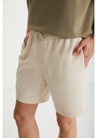 Resim Grimelange RAMADANP009 Erkek 75% Pamuk 25% Polyester Bej Şort 