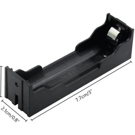 Resim ROBİZ 18650 Pcb Tip Pil Yuvası 1’li 3.7v Akü Şarj Powerbank Pil Tutucu Kutusu Batarya Lityum Li-ion Pin 