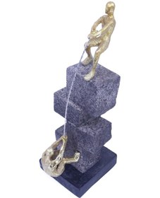 Resim Dekoratif Tırmanış Destek Biblo Heykel 