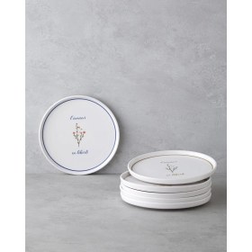 Resim English Home Lamour Seramik 6'lı Pasta Seti 20 cm Renkli 