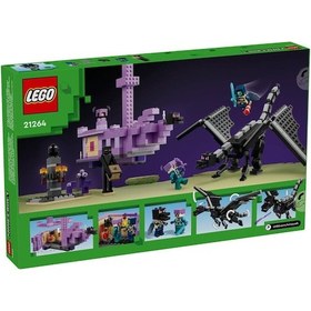 Resim LEGO® 21264 Ender Ejderhası ve End Gemisi 657 Parça 