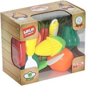 Resim MCM Group 16 Parça Kesilebilen Meyve Sebze Oyun Seti 