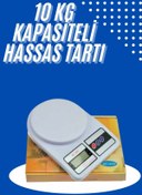 Resim FTA TİCARET Yeni Nesil Taşınabilir Dijital Hassas Mutfak Tartısı Mutfak Terazisi Hassas Ölçüm 10 Kg 