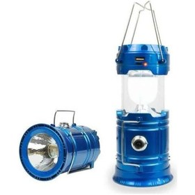 Resim Kamp Lambası El Feneri Askılı Büyük Boy Usb Şarjlı Işıldak Beyaz 