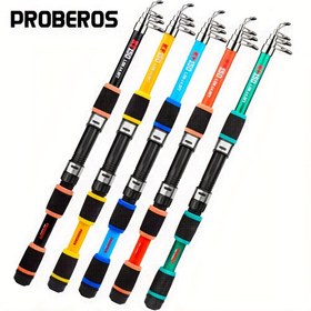 Resim PROBEROS 4, 9/5, 6ft Döner Döner Balıkçılık Kamışı, 96g/3, 4oz Orta Hafif Eylem, Cam Elyaf, Ultra-Hafif Teleskopik Döner Balıkçılık Kamışı, Gerçek Boyut 5, 6ft Balıkçılık Kamışı 5, 6ft, 5, 9ft, Şekilde Net Bir Gösterim Yapar 