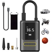 Resim Genel Markalar 4 In 1 Çok Işlevli 150 Psi 7.4 V 8000 Mah Powerbank Özellikli Hava Kompresörü 