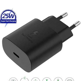 Resim Samsung Galaxy A26 Uyumlu 25w Type-c To Type-c Hızlı Şarj Adaptörü - İthalatçı Garantili Siyah 