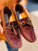 Resim Pierre Cardin Pce13101 Erkek Hakiki Derii Krokodil Baskılı Geçme Rok Loafer Ayakkabı 