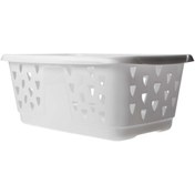 Resim IKEA Blaska Çamaşır Sepeti Beyaz 36 Lt. 20167744 