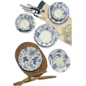 Resim Tabak Evi Stoneware Flower 24 Parça Yemek Takımı Karışık Desenli 