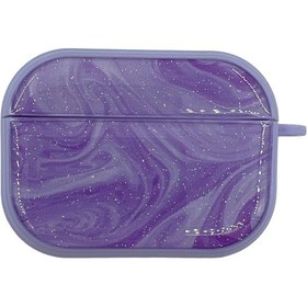 Resim Nettech - Airpods Pro Uyumlu Simli İpli Arka Koruma Kılıf - Beyaz Beyaz 