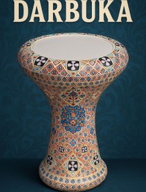 Resim Rhythm Percussion Rtm5300 Çömlek Darbuka - Mozaik Model (profesyonel - Toprak) | El İşçiliği Seramik Gövde, Mozaik Desen Kaplama, Geleneksel Toprak Tınısı | Ölçü: 29 Cm Dış Çap / 44 Cm Yükseklik 