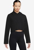 Resim W NY LUXE FLC HOODIE Siyah Kadın Sweatshirt Nike